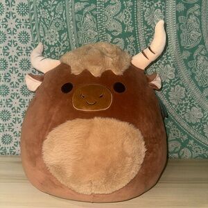 Squishmallows Costco Exclusive 16” Marshal the highland cow stuffed plush